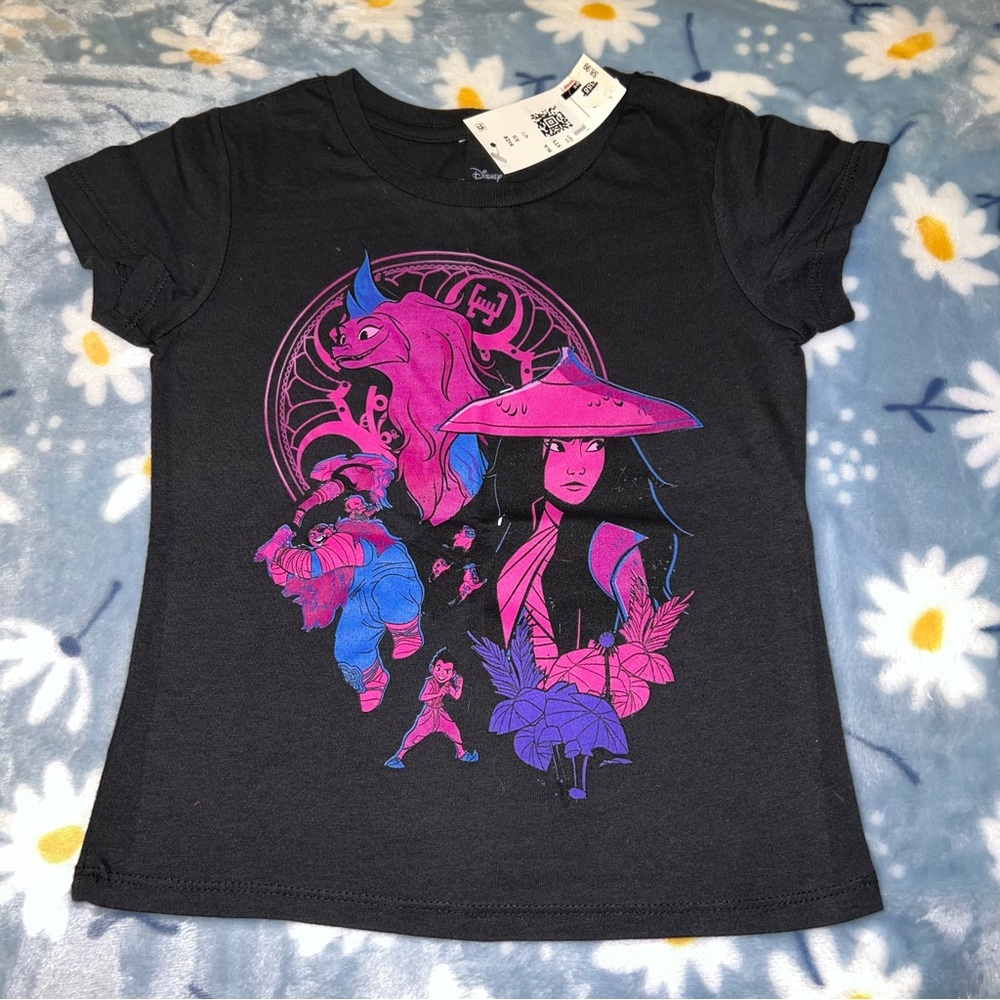 Disney Raya and the Last Dragon Girls Size XS 4 5 New NWT Shirt